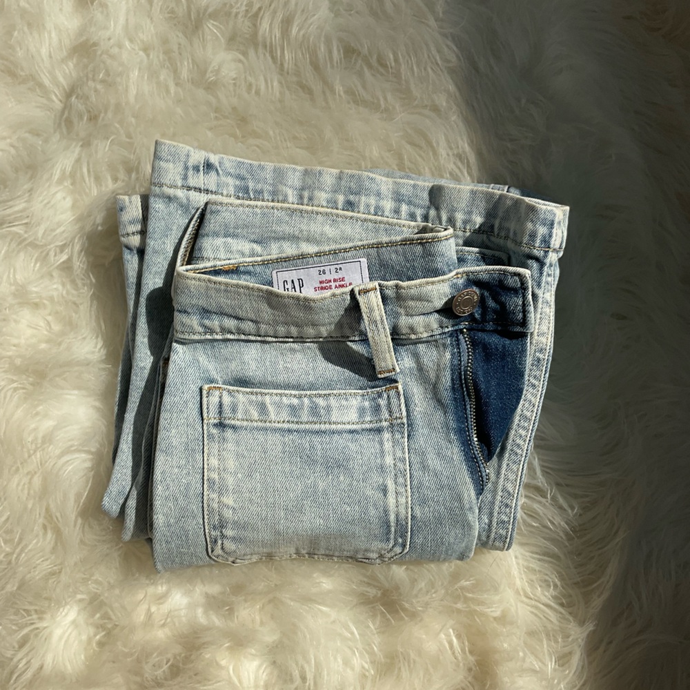 GAP Faded Blue Casual Denim Panta